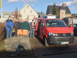 Übergabe Feuerwehrfahreug an die FFw Burkhardtsdorf